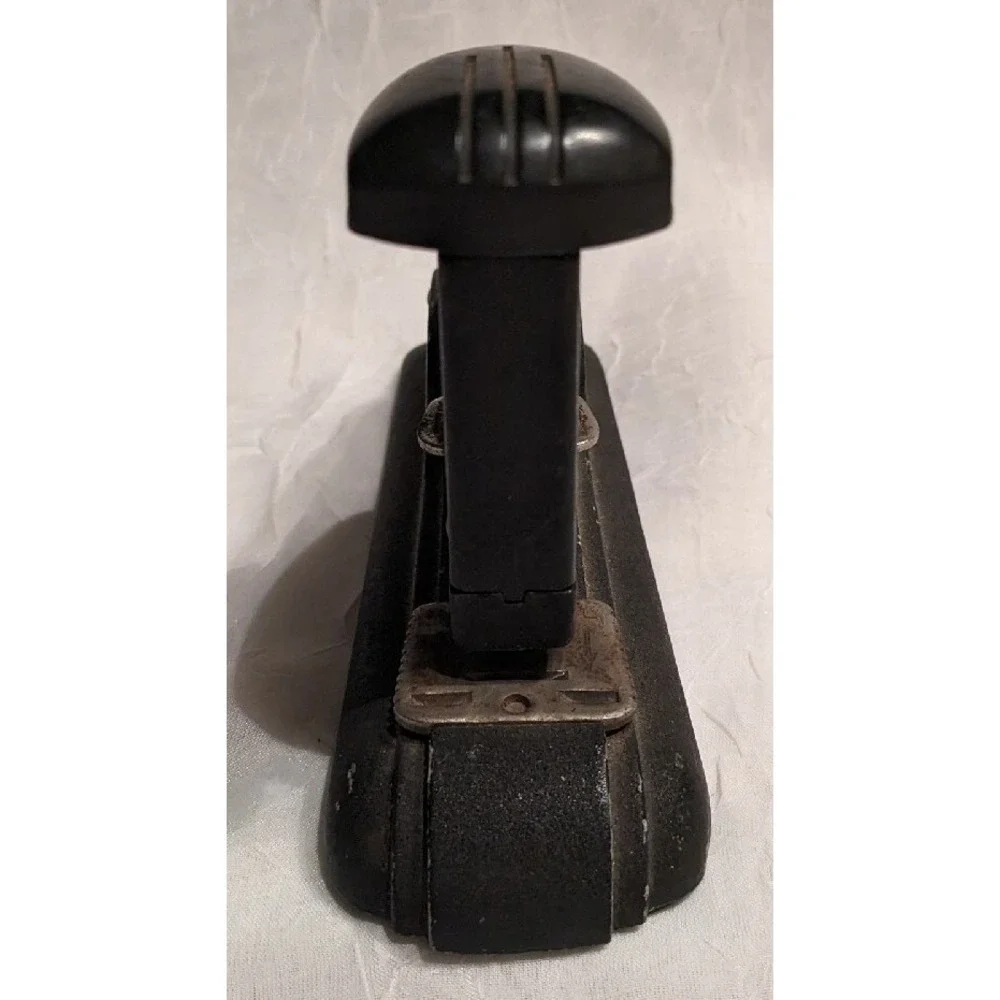 Stapler Art Deco Speed Office Supply Products Desk Accessory Black Old Retro Vtg